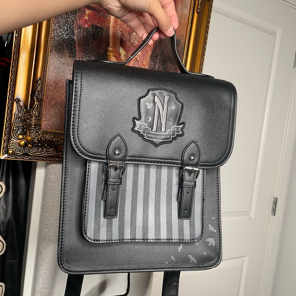 Brand new Wednesday nevermore backpack with tags